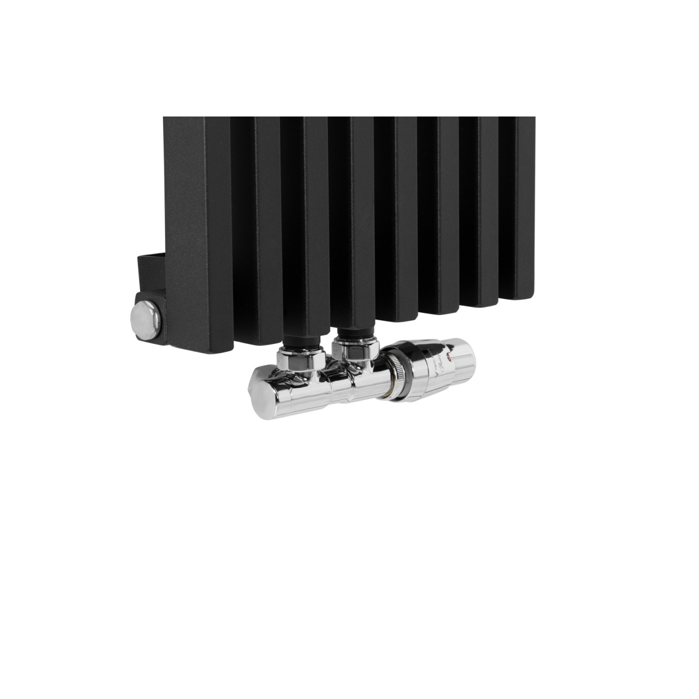 Grzejnik dekoracyjny Diva 1800x300 czarny mat