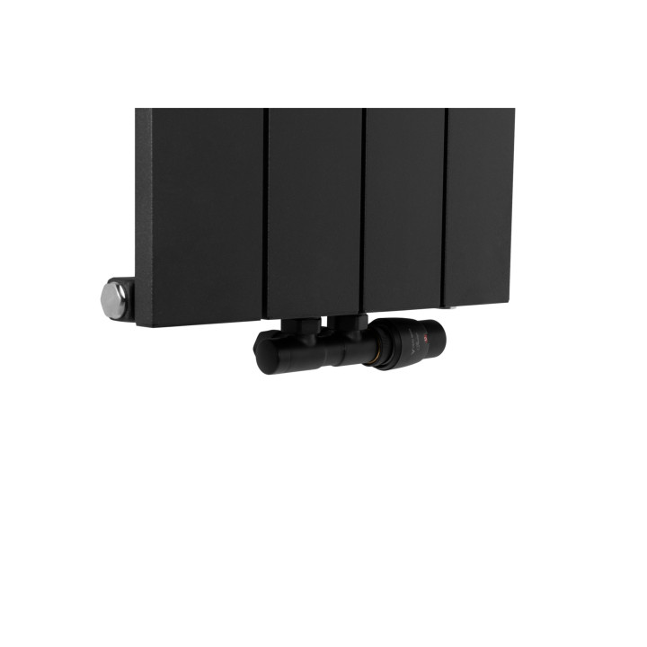 Grzejnik dekoracyjny Drama DR-1800x375-D50-BM czarny mat